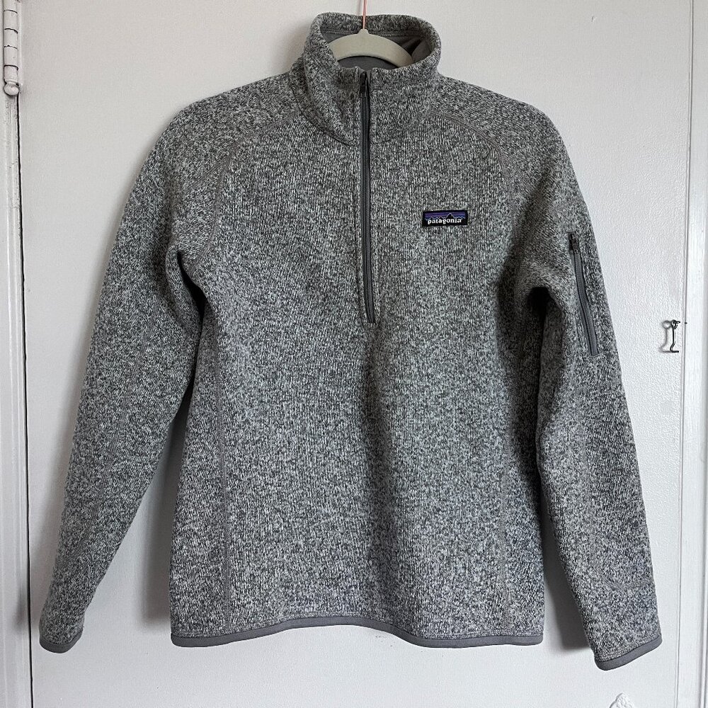 Patagonia Better Sweater 1/4 zip up - Birch White